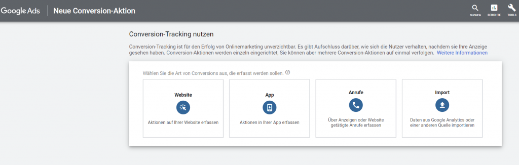 Google Ads Conversion Tracking nutzen